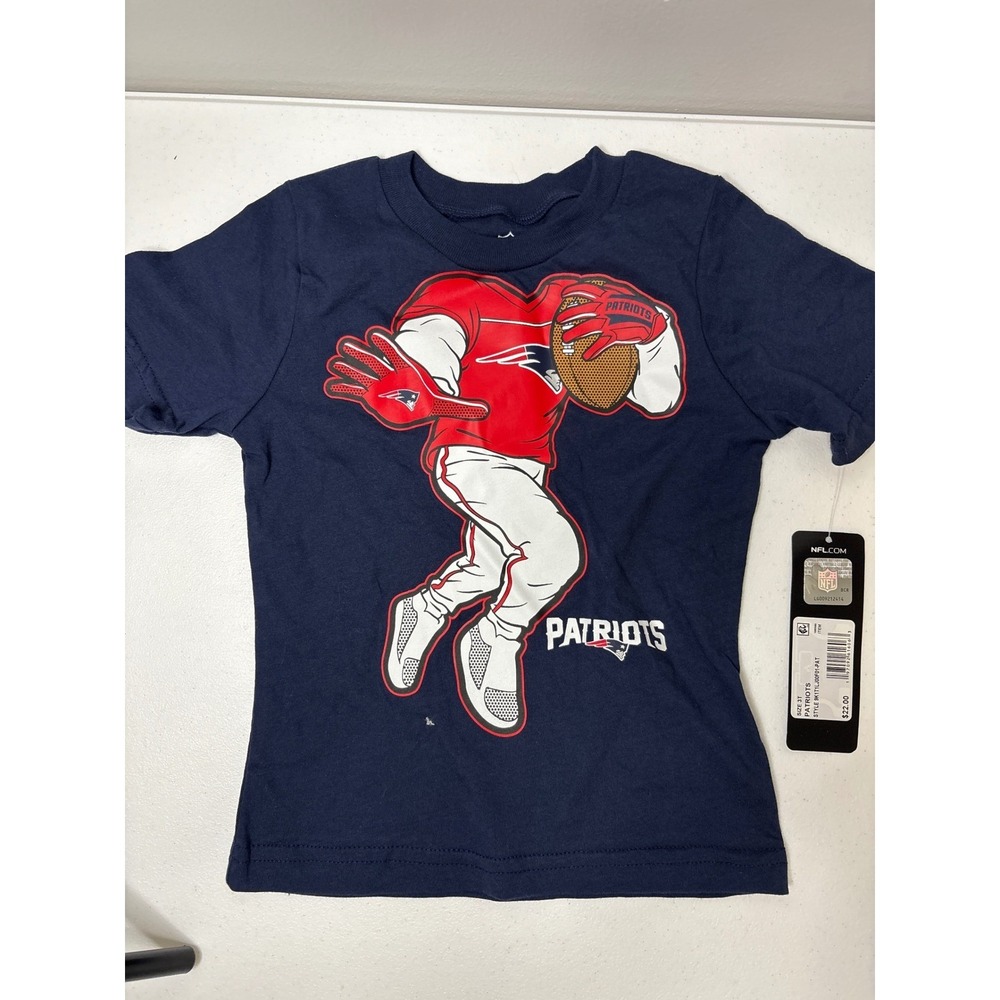 NFL New England Patriots Kids T Shirt Size 2T Football Team Graphic Tee Girls